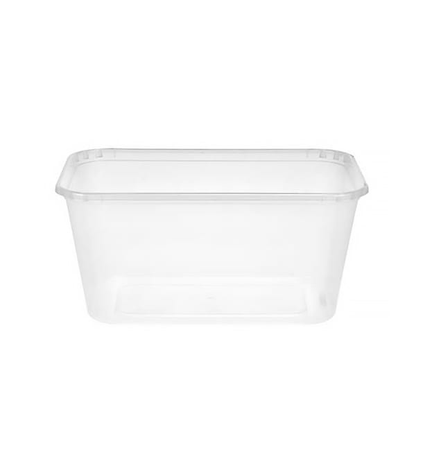 Tarrina Plastico Rectangular PP 1000ml (50 Uds) Tarrina Plastico Rectangular PP 1000ml (50 Uds)