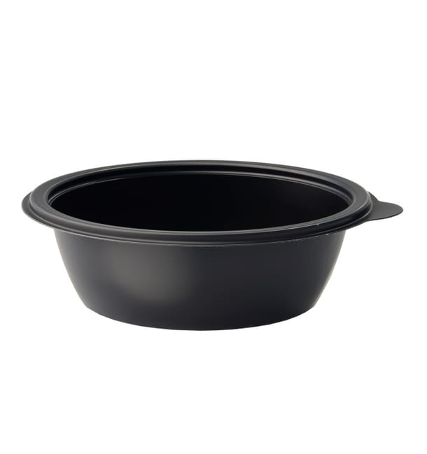 Tarrina de Plastico Negra PP 375ml Ø13cm Tarrina de Plastico Negra PP 375ml Ø13cm