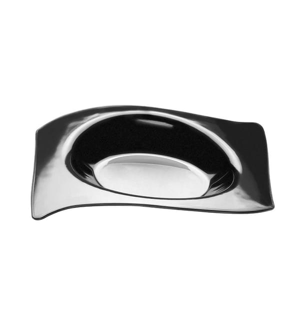 Plato Degustación Flat Negro 8x6,6 cm (50 Uds) Plato Degustación Flat Negro 8x6,6 cm (50 Uds)