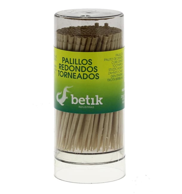 Palillos de Madera Redondo Torneado 65mm Palillos de Madera Redondo Torneado 65mm