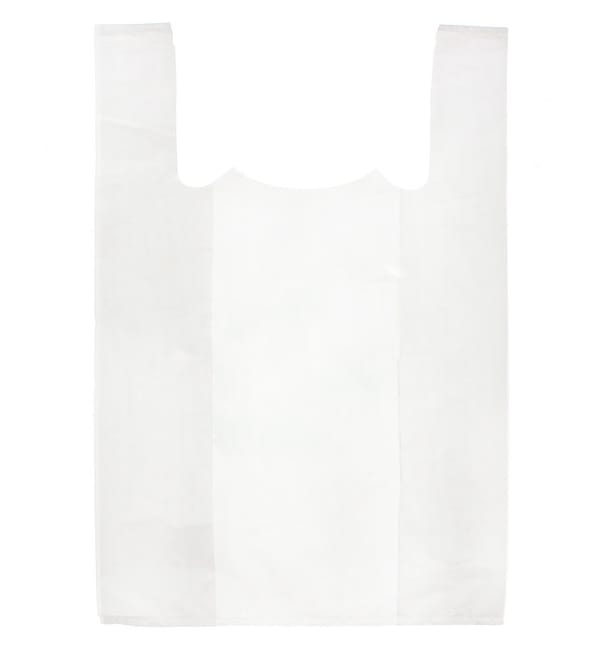 Bolsa Plastico Camiseta 85x100cm Blanca Bolsa Plastico Camiseta 85x100cm Blanca