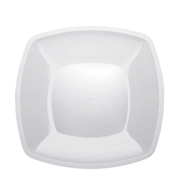 Plato de Plastico Llano Blanco PS 300mm (12 Uds) Plato de Plastico Llano Blanco PS 300mm (12 Uds)