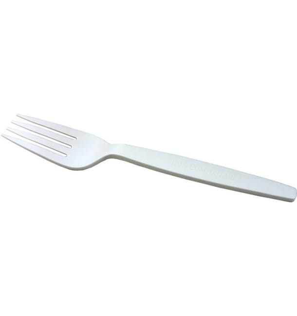 Tenedor Bio PLA Blanco 160mm (1000 Uds) Tenedor Bio PLA Blanco 160mm (1000 Uds)