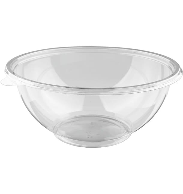 Bol de Plástico Shallow Ensaladera PET 750ml (50 Uds) Bol de Plástico Shallow Ensaladera PET 750ml (50 Uds)