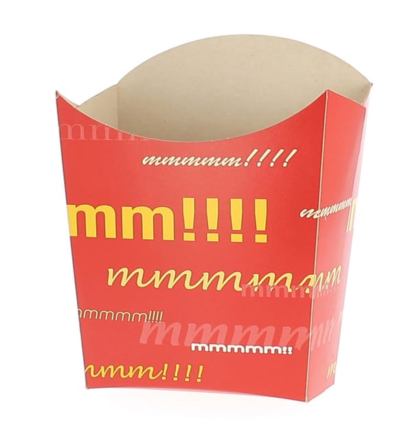 Caja para Fritas Mediana 8,2x3,5x12,5cm (500 Uds) Caja para Fritas Mediana 8,2x3,5x12,5cm (500 Uds)