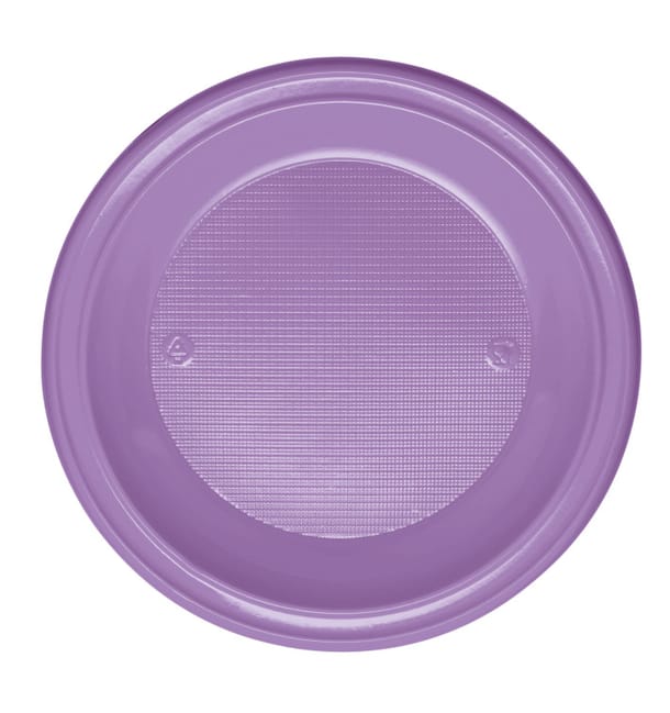 Plato de Plastico Hondo Violeta PS 220mm (600 Uds) Plato de Plastico Hondo Violeta PS 220mm (600 Uds)