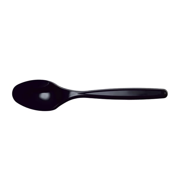 Cuchara de Plastico Violeta PS 120mm (40 Uds) Cuchara de Plastico Violeta PS 120mm (40 Uds)