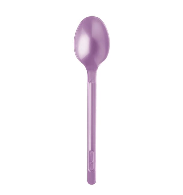 Cuchara de Plastico Violeta PS 175mm (20 Uds) Cuchara de Plastico Violeta PS 175mm (20 Uds)