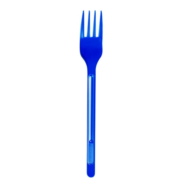 Tenedor de Plastico Azul Oscuro PS 165mm (600 Uds) Tenedor de Plastico Azul Oscuro PS 165mm (600 Uds)