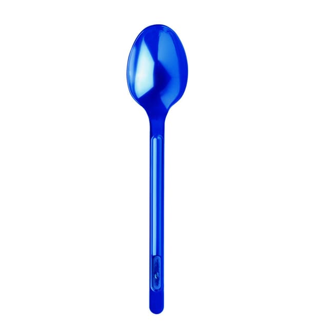 Cuchara de Plastico Azul Oscuro PS 165mm (20 Uds) Cuchara de Plastico Azul Oscuro PS 165mm (20 Uds)