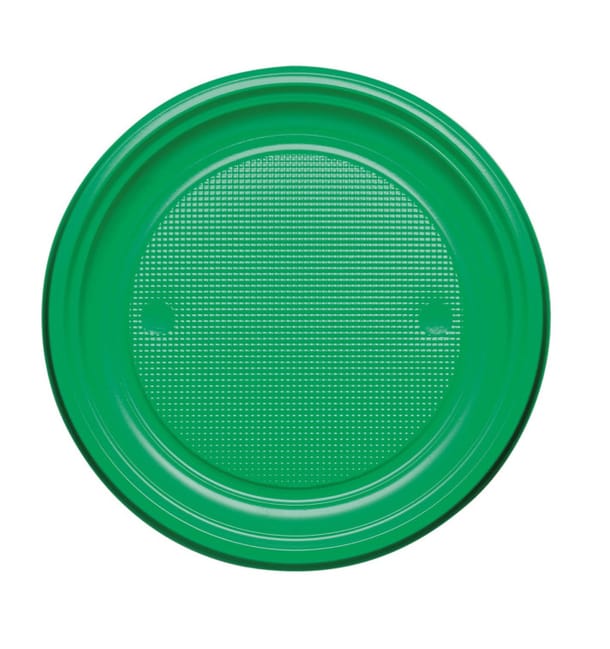 Plato de Plastico Llano Amarillo PS 170mm (1100 Uds) Plato de Plastico Llano Amarillo PS 170mm (1100 Uds)
