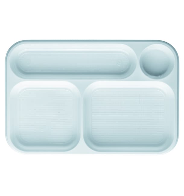 Bandeja de Plastico Blanca 4C 360x240mm (300 uds) Bandeja de Plastico Blanca 4C 360x240mm (300 uds)