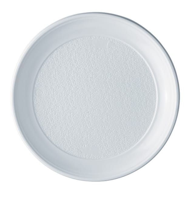Plato de Plastico Llano Blanco PS 250 mm (800 Uds) Plato de Plastico Llano Blanco PS 250 mm (800 Uds)