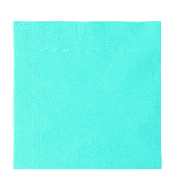 Servilleta de Papel 2 Capas Azul Claro 33x33cm (50 Uds) Servilleta de Papel 2 Capas Azul Claro 33x33cm (50 Uds)