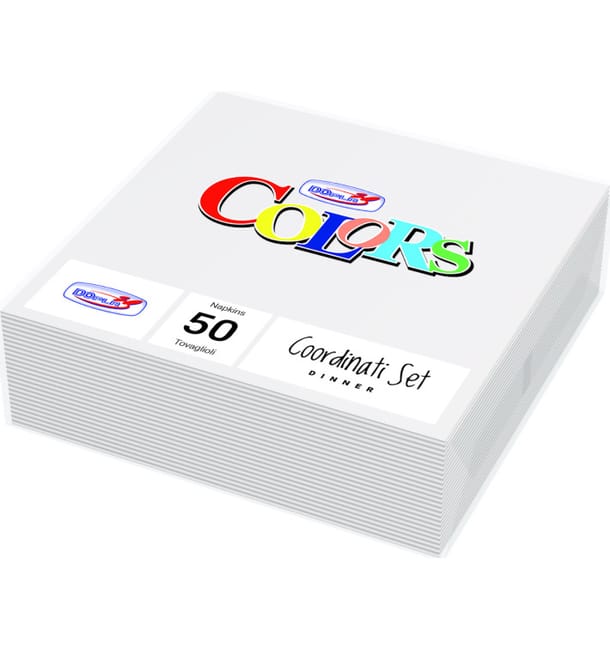 Servilleta de Papel 2 Capas Blanco 33x33cm (50 Uds) Servilleta de Papel 2 Capas Blanco 33x33cm (50 Uds)