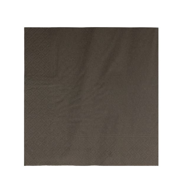 Servilleta de Papel 2 Capas Marrón 33x33cm (1200 Uds) Servilleta de Papel 2 Capas Marrón 33x33cm (1200 Uds)