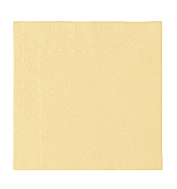 Servilleta de Papel 2 Capas Vainilla 33x33cm (50 Uds) Servilleta de Papel 2 Capas Vainilla 33x33cm (50 Uds)