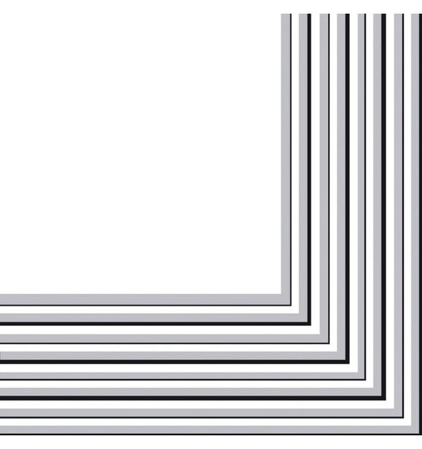 Servilleta de Papel 2 Capas Plata 33x33 cm (480 Uds) Servilleta de Papel 2 Capas Plata 33x33 cm (480 Uds)