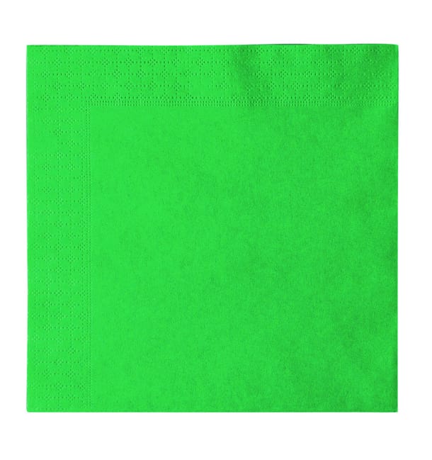 Servilleta de Papel 2 Capas Verde 33x33cm (1200 Uds) Servilleta de Papel 2 Capas Verde 33x33cm (1200 Uds)