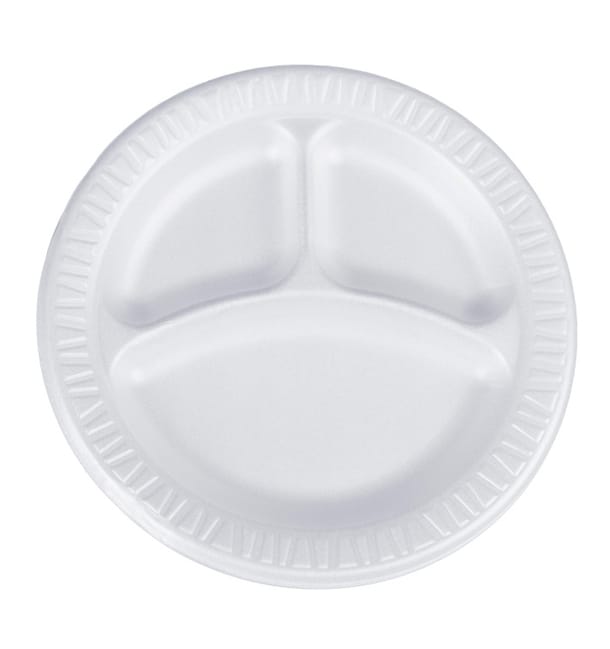Plato Termico FOAM "Quiet Classic" 3 C. Laminado Blanco Ø230mm (125 Uds) Plato Termico FOAM "Quiet Classic" 3 C. Laminado Blanco Ø230mm (125 Uds)
