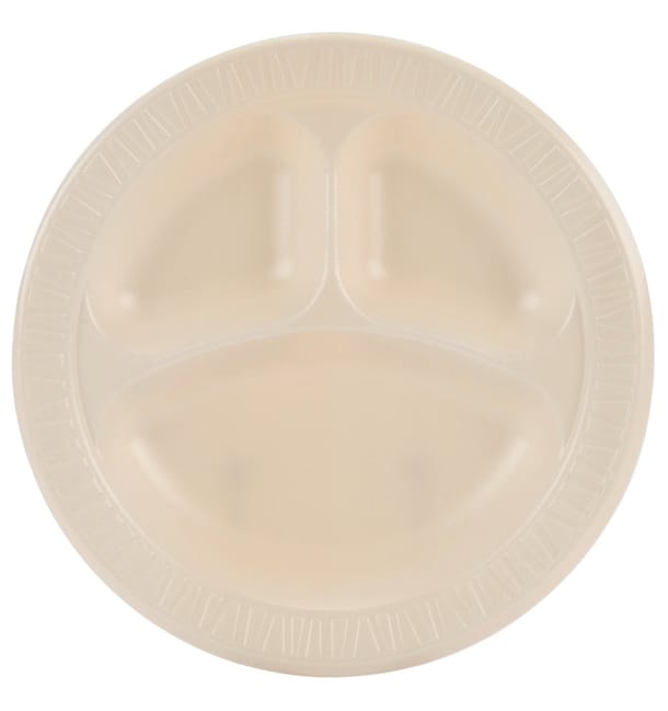 Plato Termico FOAM "Quiet Classic" 3 C. Laminado Miel Ø260mm (125 Uds) Plato Termico FOAM "Quiet Classic" 3 C. Laminado Miel Ø260mm (125 Uds)