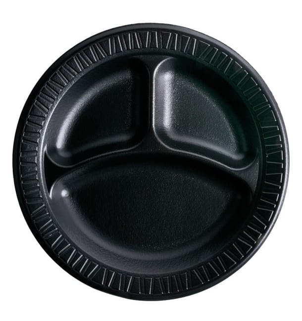 Plato Termico FOAM "Quiet Classic" 3 C. Laminado Negro Ø260mm (125 Uds) Plato Termico FOAM "Quiet Classic" 3 C. Laminado Negro Ø260mm (125 Uds)