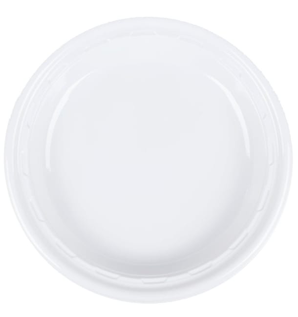 Plato de Plastico PS "Famous Impact" Blanco Ø260mm (500 Uds)