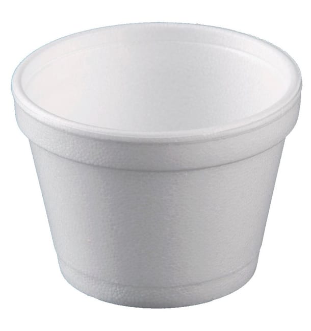 Tarrina Termico Foam Blanco 8OZ/355ml Ø108mm (25 Uds) Tarrina Termico Foam Blanco 8OZ/355ml Ø108mm (25 Uds)