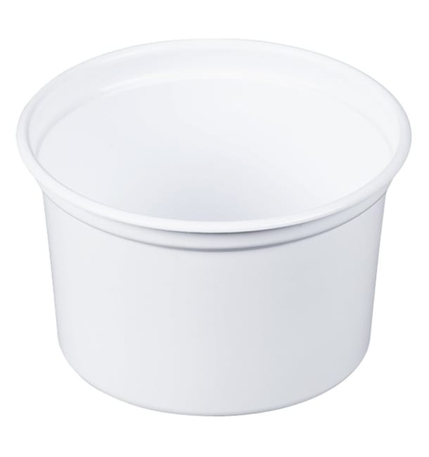 Envase de Plastico PP "Deli" Blanco 16Oz/473ml Ø94mm (25 Unidades) Envase de Plastico PP "Deli" Blanco 16Oz/473ml Ø94mm (25 Unidades)