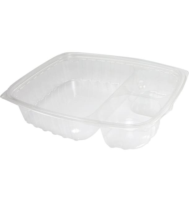 Envase de Plastico PS "Clear Pac" 3 C. Transp. 887ml (252 Uds) Envase de Plastico PS "Clear Pac" 3 C. Transp. 887ml (252 Uds)
