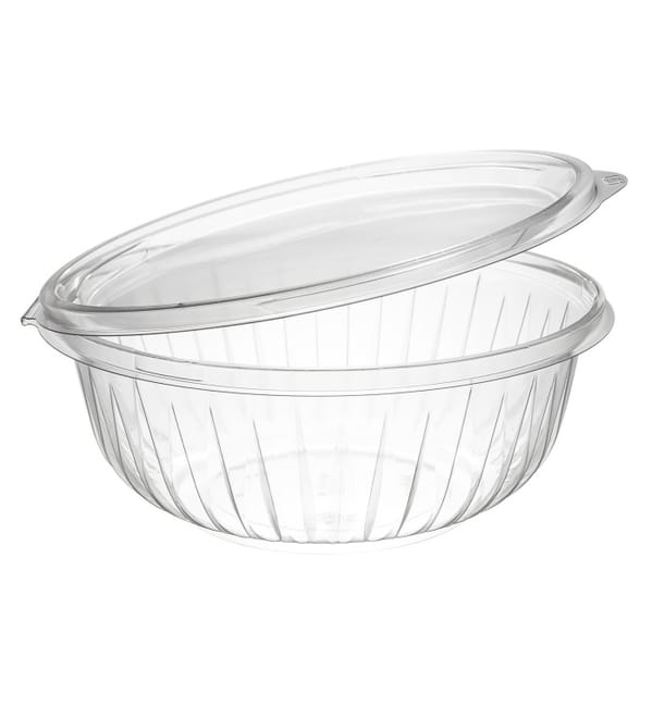 Bol de Plastico PET "Presenta" Tapa Plana Transp. 950ml Ø183mm (75 Uds) Bol de Plastico PET "Presenta" Tapa Plana Transp. 950ml Ø183mm (75 Uds)