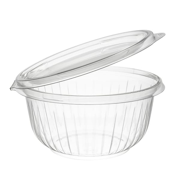 Bol de Plastico PET "Presenta" Tapa Plana Transp. 475ml Ø150mm (75 Uds) Bol de Plastico PET "Presenta" Tapa Plana Transp. 475ml Ø150mm (75 Uds)