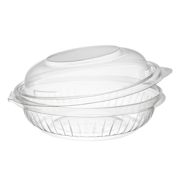 Bol de Plastico PET "Presenta" Tapa Alta Transp. 240ml Ø150mm (75 Uds) Bol de Plastico PET "Presenta" Tapa Alta Transp. 240ml Ø150mm (75 Uds)
