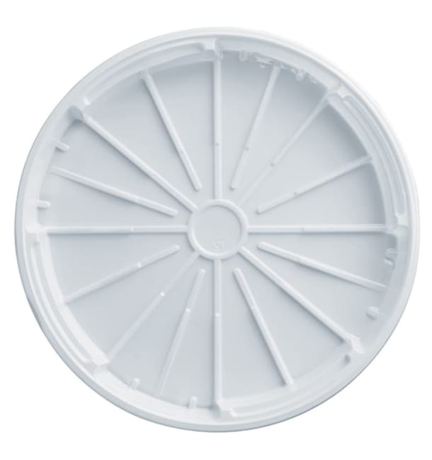 Tapa de Plastico PS para Pizza Blanco 320 mm (100 Uds) Tapa de Plastico PS para Pizza Blanco 320 mm (100 Uds)