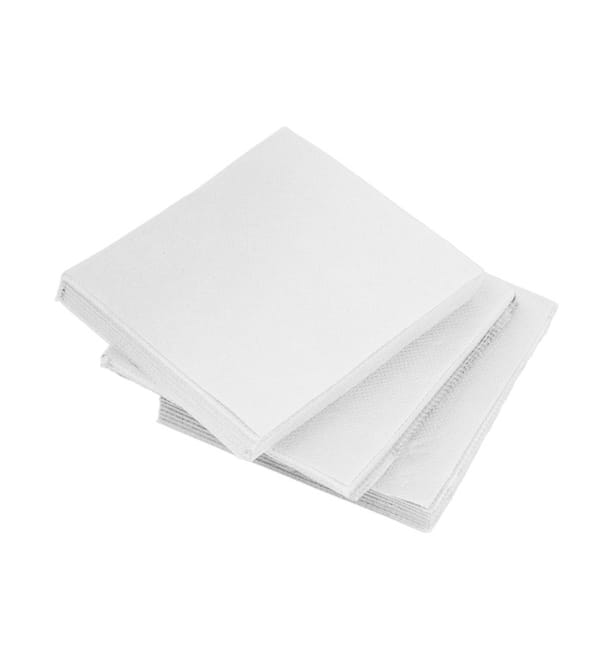 Servilleta de Papel Cocktail Blanca 20x20cm Micro (2400 Uds) Servilleta de Papel Cocktail Blanca 20x20cm Micro (2400 Uds)