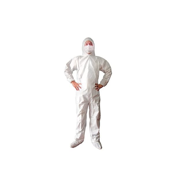 Mono TST PP Plastificado Capucha y Cierre Cremallera Talla L (1 Ud) Mono TST PP Plastificado Capucha y Cierre Cremallera Talla L (1 Ud)