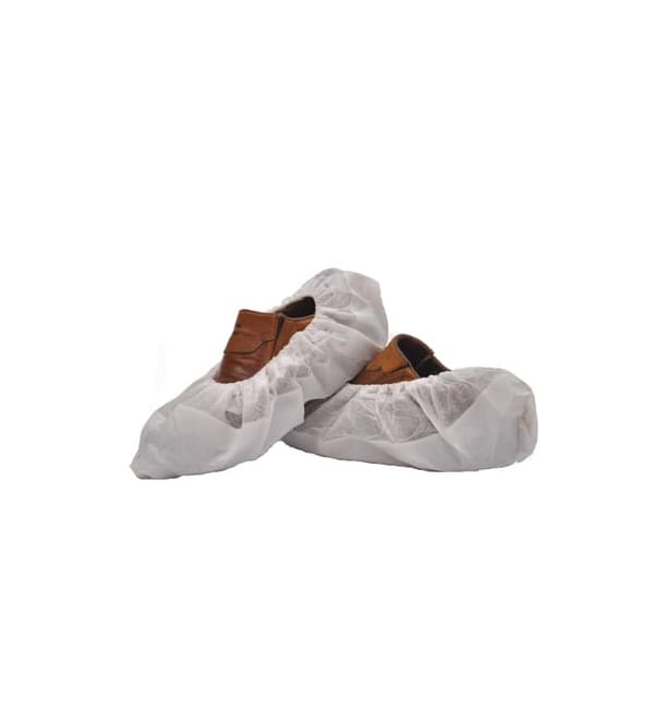 Cubrezapatos TST de PP Blanco con Suela Reforzada CPE Blanco (500 Uds) Cubrezapatos TST de PP Blanco con Suela Reforzada CPE Blanco (500 Uds)