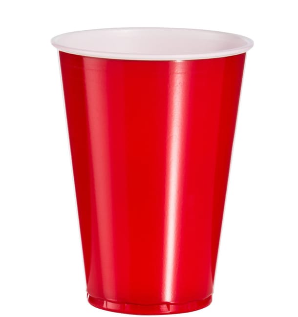 Vaso Rojo Americano para Fiestas 10 Oz/300ml (1.000 Uds) Vaso Rojo Americano para Fiestas 10 Oz/300ml (1.000 Uds)