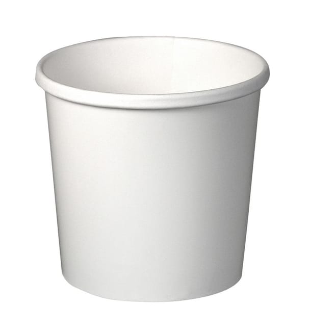 Tarrina de Cartón Blanca para Sopa 12 Oz (25 Uds) Tarrina de Cartón Blanca para Sopa 12 Oz (25 Uds)