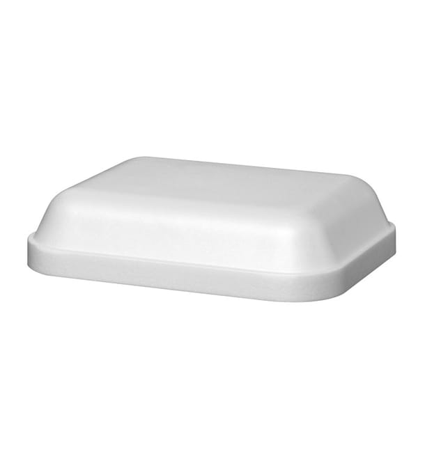 Tapa para Tarrina Rectangular Isotermica Blanca 430ml (500 Uds) Tapa para Tarrina Rectangular Isotermica Blanca 430ml (500 Uds)