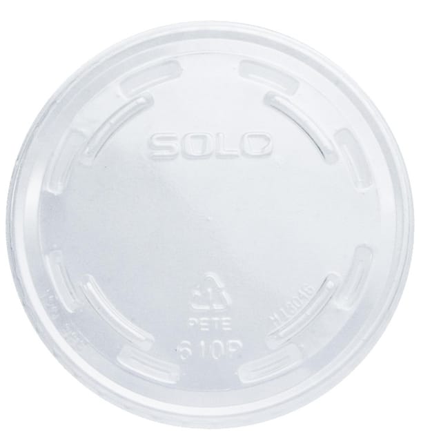 Tapa Cerrada Para Vaso PET Solo Ultra Clear 9Oz Alto y 10Oz (1000 Uds) Tapa Cerrada Para Vaso PET Solo Ultra Clear 9Oz Alto y 10Oz (1000 Uds)