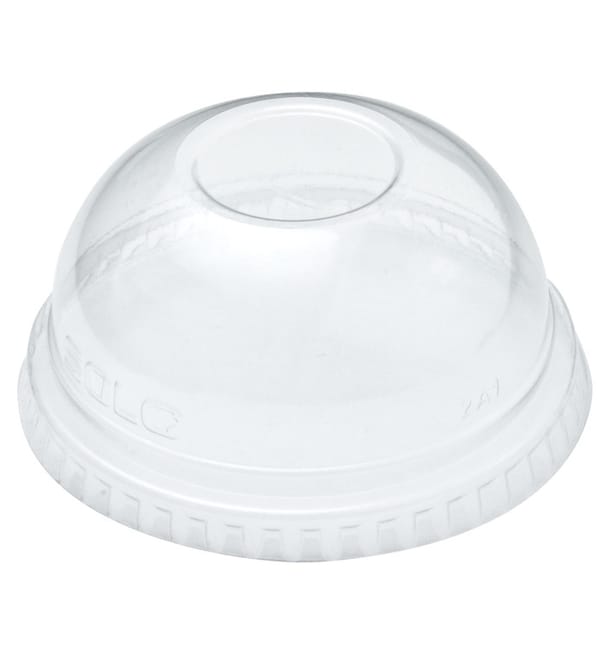Tapa Cúpula Sin Agujero Vaso PET Solo Ultra Clear 7Oz (2500 Uds) Tapa Cúpula Sin Agujero Vaso PET Solo Ultra Clear 7Oz (2500 Uds)