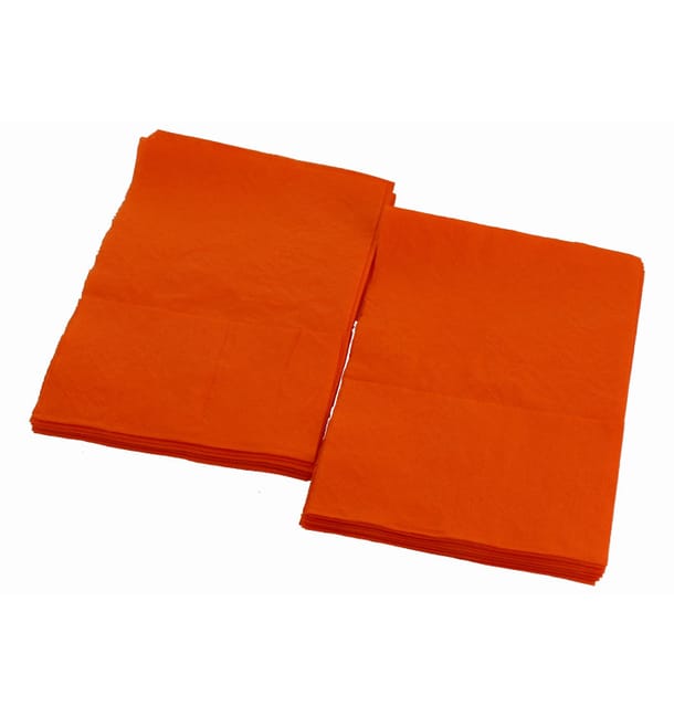 Servilletas de Papel Miniservis Naranja 17x17cm (160 Uds) Servilletas de Papel Miniservis Naranja 17x17cm (160 Uds)