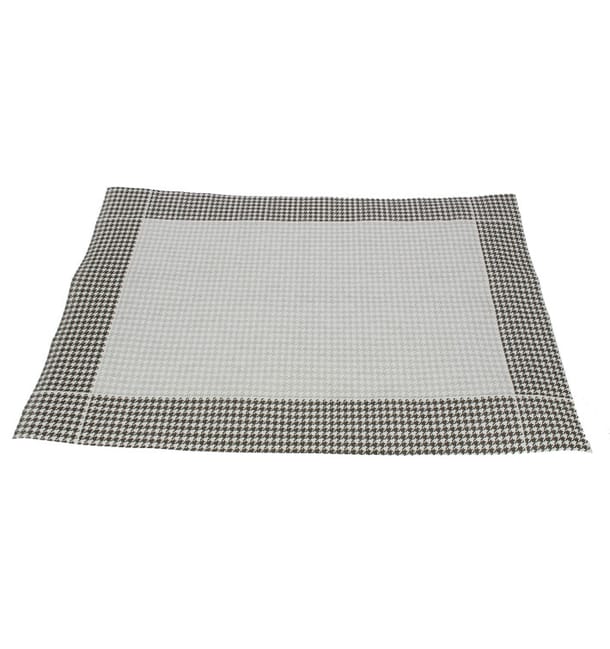 Mantel Individual Papel 30x40cm "Pata Gallo" Negro 50g (2500 Uds) Mantel Individual Papel 30x40cm "Pata Gallo" Negro 50g (2500 Uds)