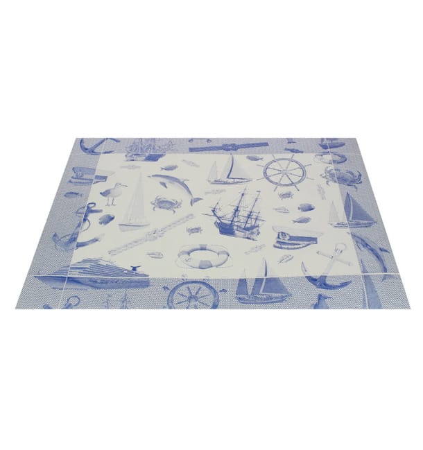 Mantel Individual Papel 30x40cm "Marinero" 50g (2500 Uds) Mantel Individual Papel 30x40cm "Marinero" 50g (2500 Uds)