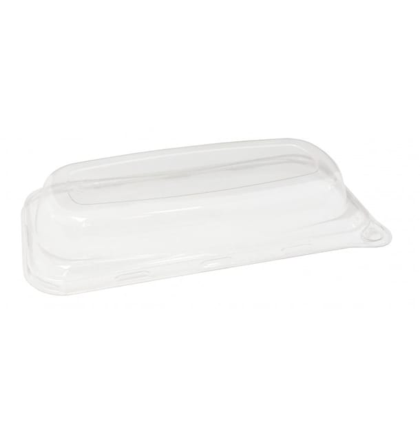 Tapa de Plástico para Envase Caña de Azúcar 20x10cm (300 Uds)