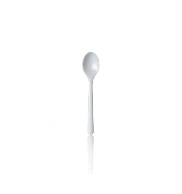 Cucharilla de Plastico Premium Blanca 130 mm (50 Uds)