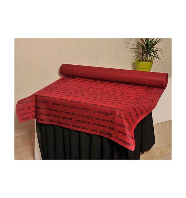 Mantel Rollo Novotex Burdeos "Buen Provecho" 1,2x48m 50g (1 Ud) Mantel Rollo Novotex Burdeos "Buen Provecho" 1,2x48m 50g (1 Ud)