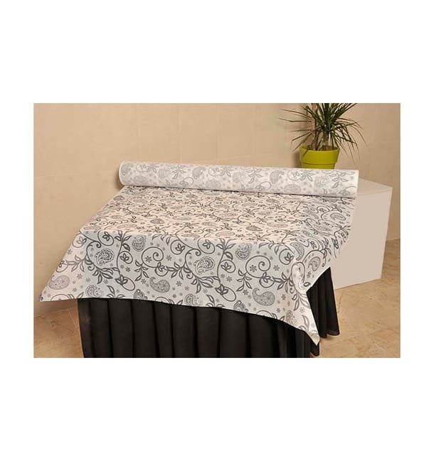 Mantel Rollo Novotex Blanco "Cachemir" 1,2x48m 50g (1 Ud) Mantel Rollo Novotex Blanco "Cachemir" 1,2x48m 50g (1 Ud)