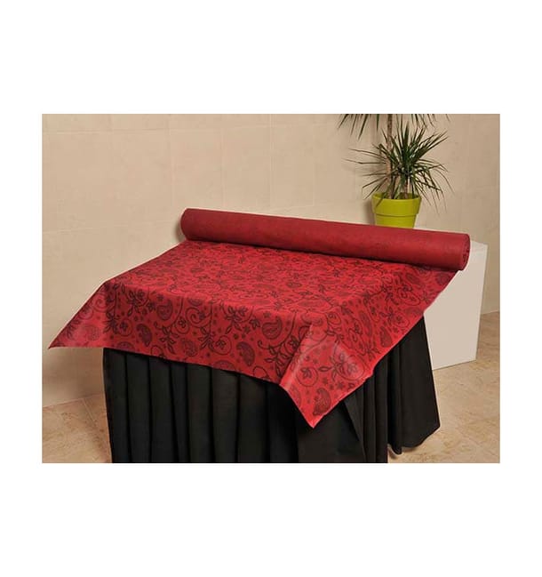 Mantel Rollo Novotex Burdeos "Cachemir" 1,2x48m 50g (1 Ud) Mantel Rollo Novotex Burdeos "Cachemir" 1,2x48m 50g (1 Ud)